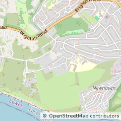 Map of Newhaven, East Sussex