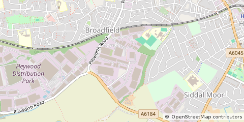 Map of Heywood