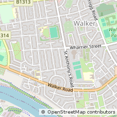 Map of Newcastle Upon Tyne