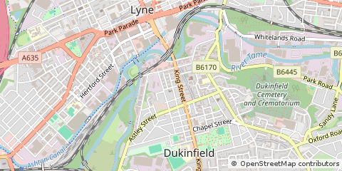 Map of Dukinfield