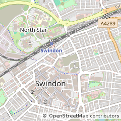 Map of Swindon