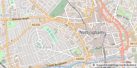 Map of Nottingham