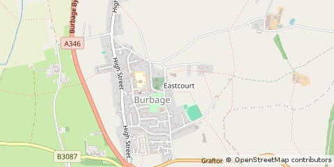 Map of Marlborough, Wiltshire