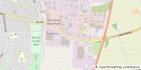 Map of Darlington