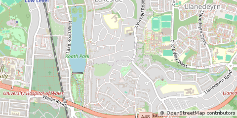 Map of Cardiff
