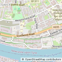 Map of Newcastle Upon Tyne