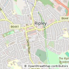 Map of Ripley, Derbyshire