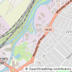 Map of Doncaster, South Yorkshire