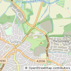 Map of Bexhill, East Sussex