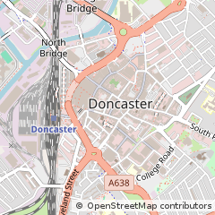 Map of Doncaster