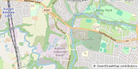 Map of Chorley