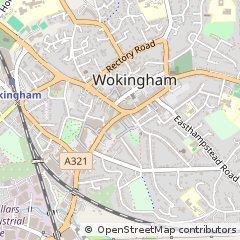 Map of Wokingham