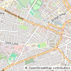 Map of Derby, Derbyshire