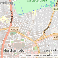Map of Northampton
