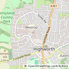 Map of Swindon