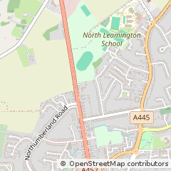 Map of Leamington SPA, Warwickshire
