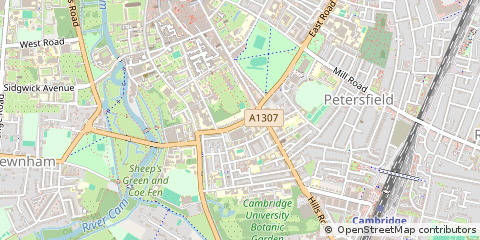 Map of Cambridge