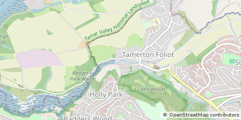 Map of Plymouth, Devon