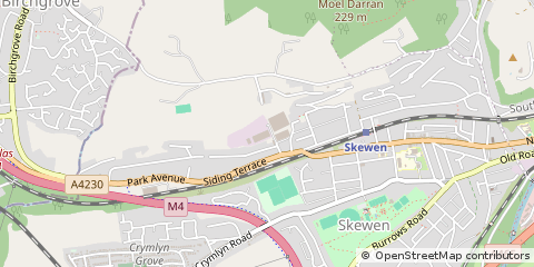 Map of Neath