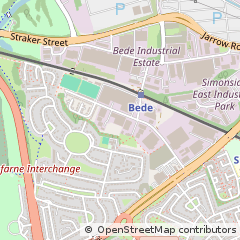 Map of South Shields, Tyne and Wear