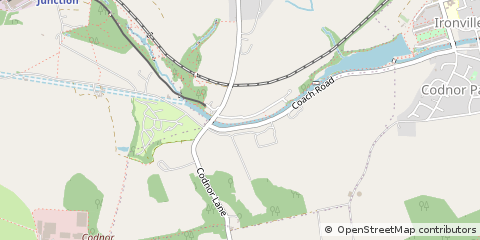 Map of Alfreton, Derbyshire