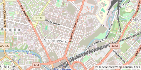 Map of Manchester