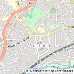 Map of Birmingham, West Midlands