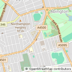 Map of Northampton