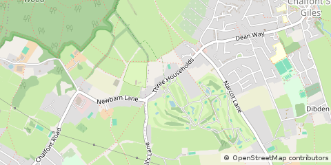 Map of Chalfont ST. Giles, Buckinghamshire