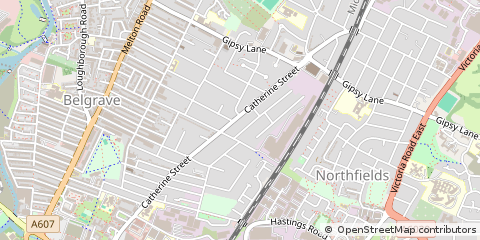Map of Leicester