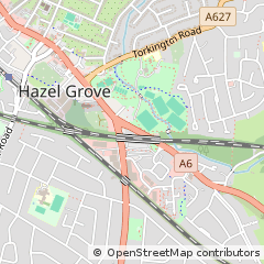 Map of Stockport, Cheshire