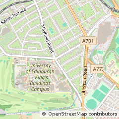 Map of Edinburgh, Lothian
