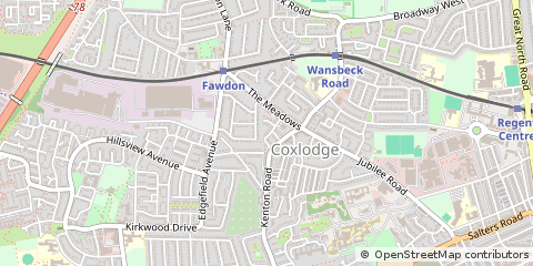 Map of Newcastle Upon Tyne