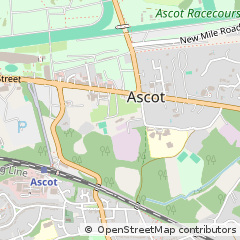 Map of Ascot, Berkshire