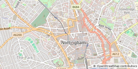 Map of Nottingham