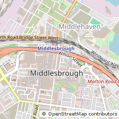 Map of Middlesbrough