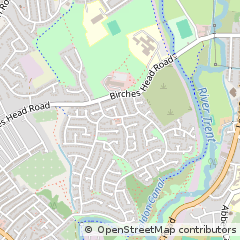 Map of Stoke-on-Trent, Staffordshire