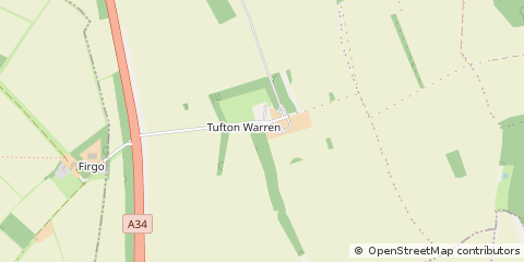 Map of Whitchurch, Hampshire