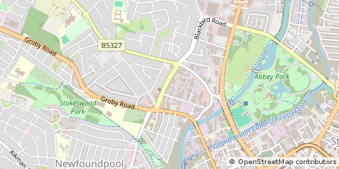 Map of Leicester