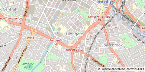 Map of Birmingham