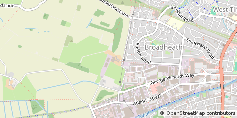 Map of Altrincham