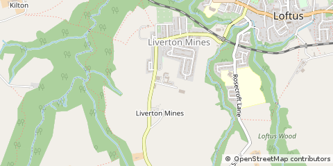 Map of Saltburn-by-the-SEA, North Yorkshire