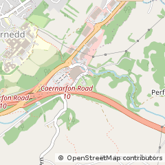 Map of Bangor, Gwynedd