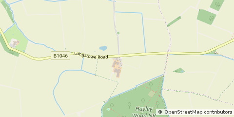 Map of Sandy, Bedfordshire