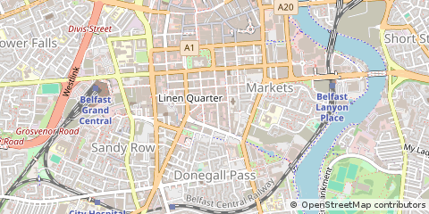 Map of Belfast