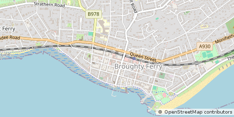Map of Dundee, Tayside