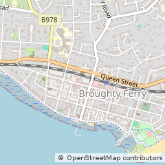 Map of Dundee, Tayside