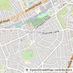 Map of Sheffield