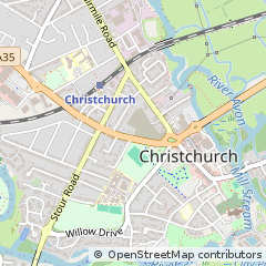 Map of Christchurch