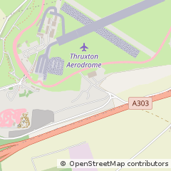 Map of Thruxton, Hampshire